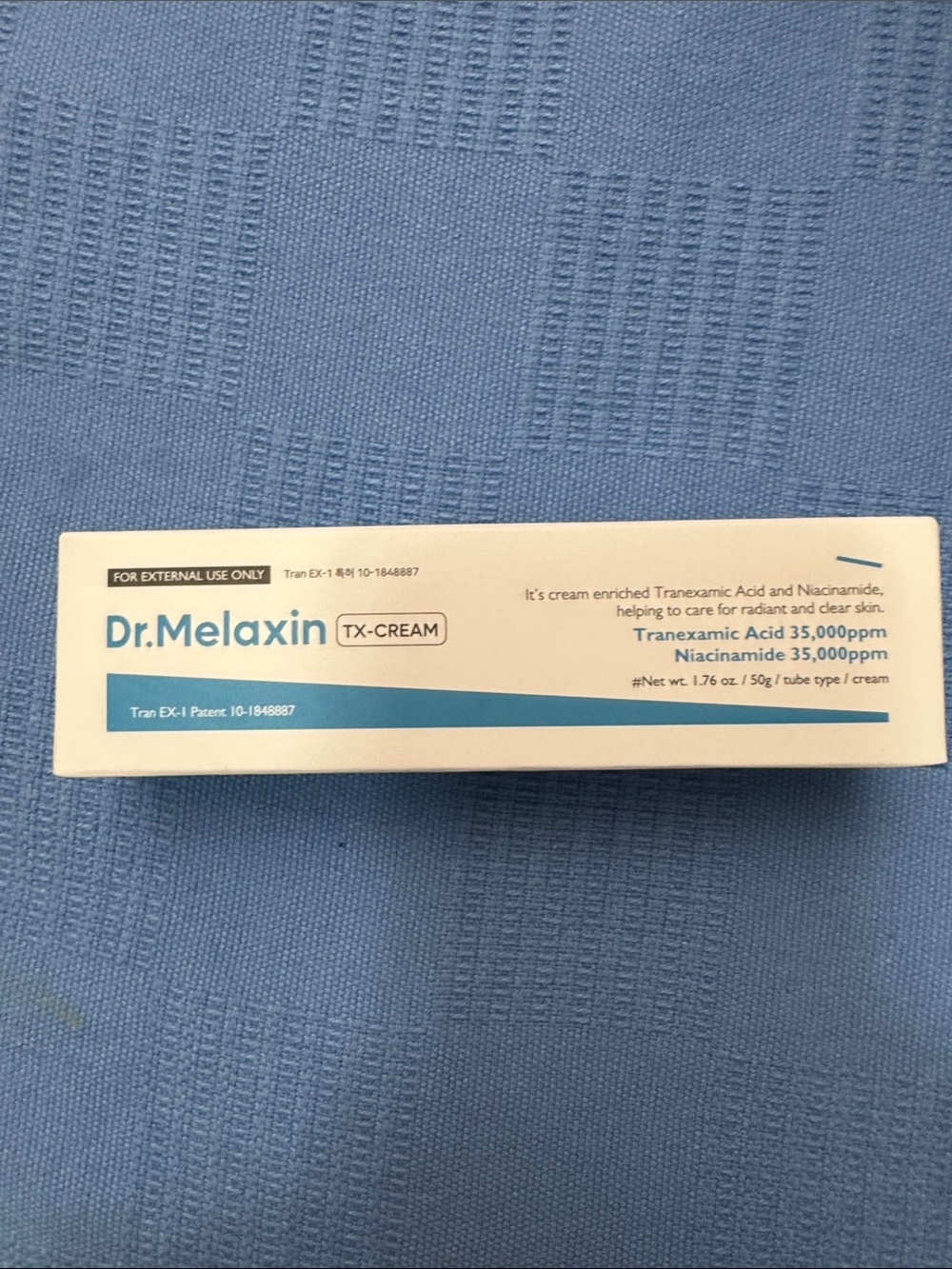 Dr. Melaxin TX Cream Tranexamic Acid & Niacinamide 35,000ppm
